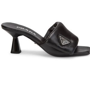 Prada Padded Leather Mules